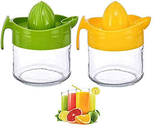 Manual Lemon/Glass Fruit Juicer With Measuring Jug Base