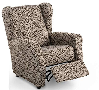 Lanovenanube - Funda sillón Relax Grecia - Elástica - Color Marrón C03