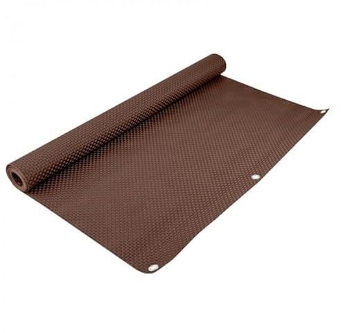 Grindi - Sichtschutzmatte Balkonverkleidung Zaunblende für Balkon, Garten, Terrasse, Sichtschutzzaun, Sonnen- und Windschutz, 0,9 m - Technorattan, PE-Rattan, PVC - GOB 2 - Braun, 90x500 cm