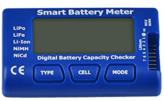 TECKEEN RC Cell Meter Digital Battery Capacity Checker Battery Voltage Tester LCD Backlight