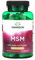 Swanson MSM (Methylsulfonylmethane) 1000mg - 120 gélules | Complément alimentaire pour articulations et bien-être