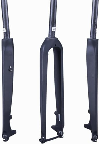 Forcella MTB rigida da 26/27,5/29 in fibra di carbonio, canotto dritto Freno a disco 1-1/8 Forcella anteriore a sgancio rapido 9X100mm Super leggera B,29in