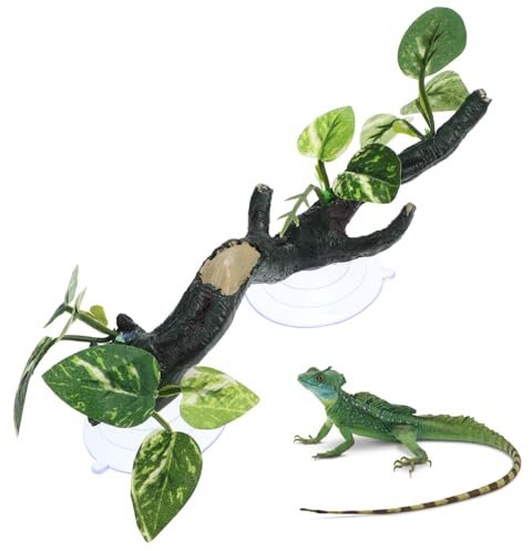 Supvox Reptilienzweig Kletterdeko Aus Robustem Harz Für Terrarien Bartagamen Schlangen Zubehör