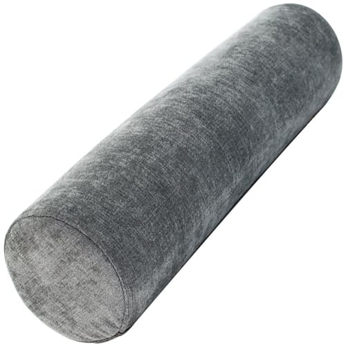 Hoowarm Rollenkissen Nackenrolle 40/50/60/70cm Memory Foam Nackenkissen Multifunktional Nackenrollenkissen Abnehmbar Rohrkissen Knierolle Dekokissen für Betten und Sofas Yoga(A2,12x50cm/5x19in)