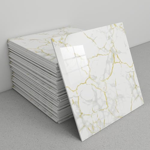 30 panneaux muraux adhésifs imperméables imitation marbre, résistants à la chaleur, en mousse PVC 30x30cm, for salon, cuisine et chambres.(A10)