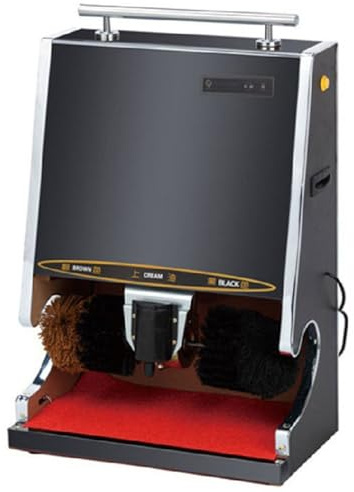 Automatic Shoe Polishing Machine, Induction Polisher, Stainless Steel Dust Removal Kit for Home, Office, Hotel Lobby, Bank Use - Fully Automatic Cleaning Solution