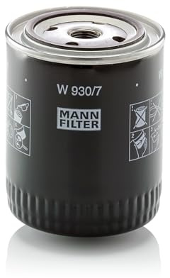 MANN-FILTER, W 930/7 Ölfilter | Für Off-Highway, Hohe Filtrationsleistung, Optimaler Motorschutz, Hochwertige Dichtung, Echte OE-Technologie