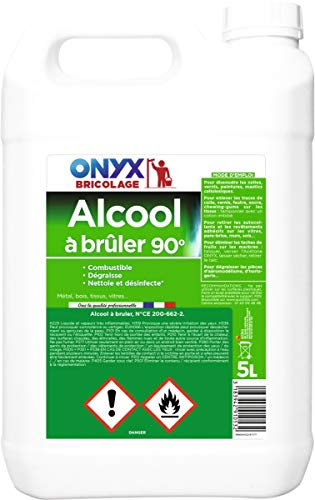 Alcool à brûler 90° - 5 L - ONYX 304129