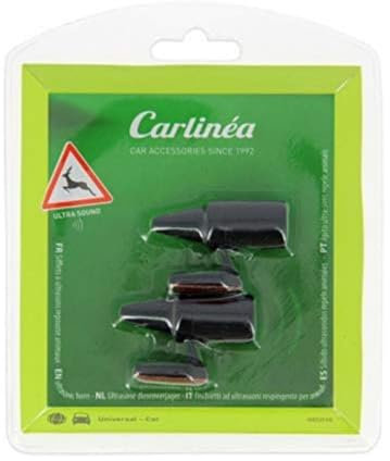 CARLINEA 2 silbatos Ultrasonido Anti-Animales