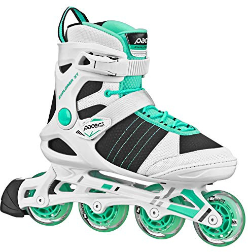 Pacer Explorer Inline Skates from Great for Indoor or Outdoor use. (Lady sz 7)