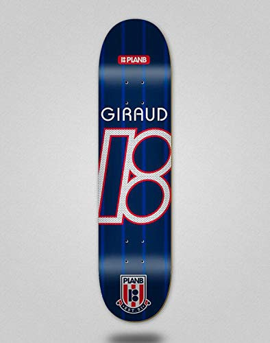 Plan B College Aurelien 20,3 x 80,9 cm Deck-Skateboard, Erwachsene, Unisex, Mehrfarbig, 20,3 x 80,9 cm