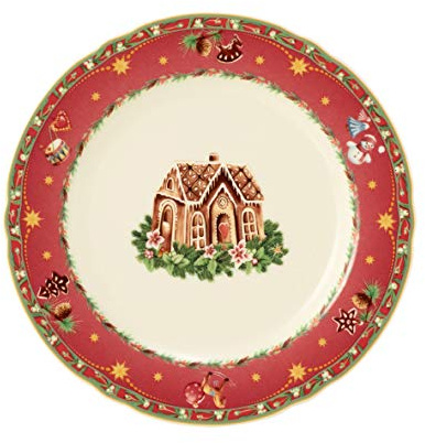 Frühstücksteller rund 20cm MARIELUISE ELFENBEIN WEIHNACHTSNOSTALGIE 65007 Seltmann**6 (6 Stück)