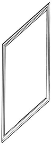 Joint de porte (partie réfrigérateur) Frigo, Réfrigérateur, Congélateur 4663520100 BEKO