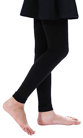 EVERSWE Girl's Microfiber Footless Tights, Ultra Soft Ballet Dance Tights