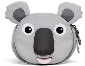 Affenzahn Borsa per manubrio con supporto in velcro per bicicletta, monopattino e girante Koala – Grigio