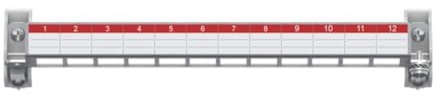 STRIEBEL & JOHN Patchpanel 12 moduler, E-Dat eller Keystone ZEP12