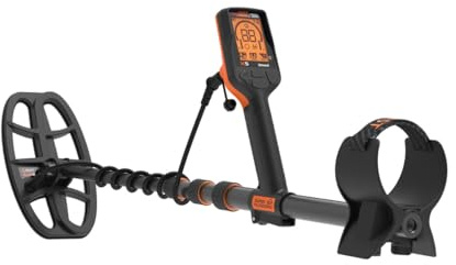 Quest X5 IDmaxX Metalldetektor mit Blade9 TurboD wasserdichter Suchspule, Extra leicht, eingebauter USB-C Akku, Hintergrundbeleuchtung