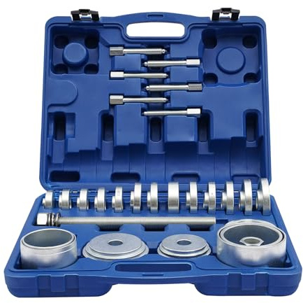 Set di attrezzi per cuscinetti delle ruote, 31 pezzi, universale, set di attrezzi per il montaggio dei cuscinetti delle ruote, set di smontaggio dell'espulsore