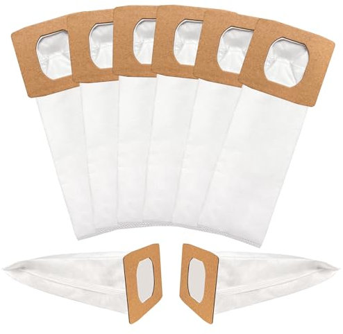 8 Pack Type I HEPA Vacuum Bags Compatible for Hoover Platinum Type I Canister Vacuum Cleaner, Replace Part AH10005