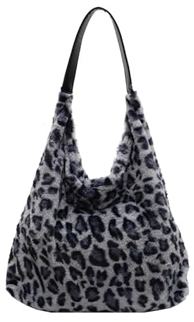 Generisch Teddy Handtasche Damen Uni Tasche Felltasche Damen PlüSchtasche Teddyfell Shopper Tasche Schultertasche Tote Bag Damen Slouchy Hobo Bag Arbeitstasche