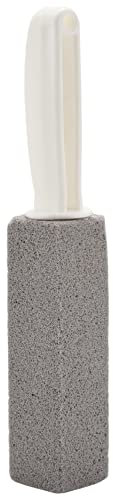 Pqahffowr Pumice Cleaning Stone with Handle, Toilet Bowl Ring Remover Cleaner Brush Stains and Hard Water Ring Remover Rust Grill Griddle Cleaner
