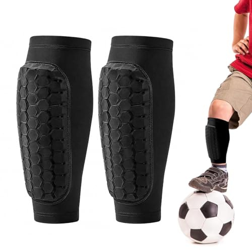 1 paire de protège-tibias de football pour enfants - Protège-tibias pour football - Chaussettes pour enfants, adultes, adolescents, hommes, respirants et antidérapants