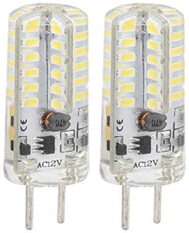 Qcwwy Gy6.35 Bulb 3W Led Light Bulb 6000K Brightness Energy Efficient Replacement for Chandeliers and Table Lamps Lighting Accessories