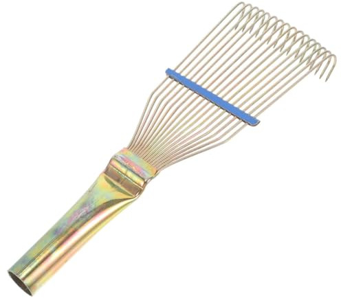 TOYZFRIENDY Pferdehaarentferner und Tierpflegekamm aus Metall mit Ergonomischem Griff Sanfte Bürste für Schafe und Kühe Leicht zu Reinigen für Nasses und Trockenes Haar 23cm