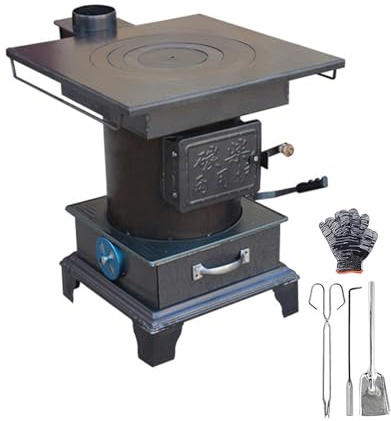 Cocina De Leña, Mini Estufa De Leña Para Interiores, Para Calefacción Del Hogar, Para Exteriores/cocina Y Calefacción