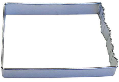R&M North Dakota State Cookie Cutter in Durable, Economical, Tinplated Steel
