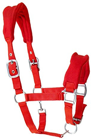 JF-Reitsport Nylon-Halfter weich unterlegt 3-Fach verstellbar