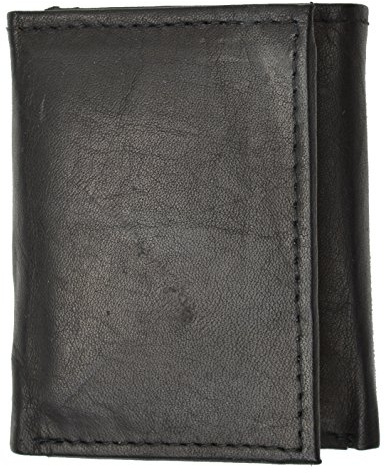 Leather Children's Wallet - Style mw825 (Black)
