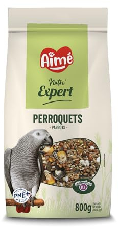 Aimé Papegojmat, Nutri'Balance Expert, Expertmeny för papegojor, 800 G väska