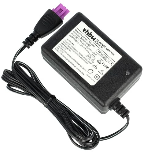 vhbw Netzteil kompatibel mit HP DeskJet 10 | 15, 25; HP OfficeJet 26 Drucker - 200 cm