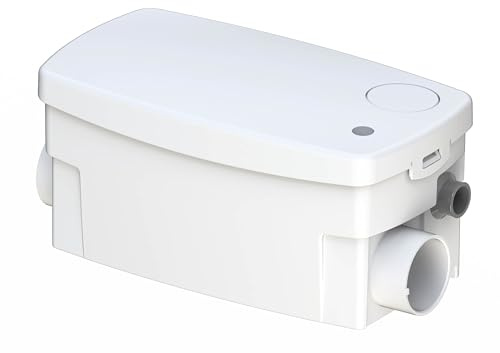 SFA SANIFLO - Sanishower - Gray Water Drain Pump - Compact & Silent (44 dBa) - Powerful Indoor/Outdoor Performance - 4 Years Warranty - Certified CSA (IPC, NSPC) - Made In France
