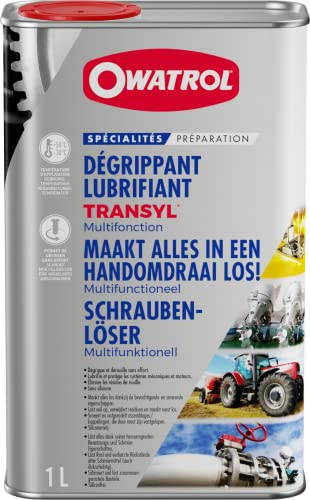 Owatrol Transyl Penetrating Oil Spray 1.06 Us Qt – Multi-Use Car & Moto Penetrant Spray, Degreaser & Rust Remover for Bolt, Hinge, Lock, Metal & Bike Chain Lubricant