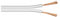 Goobay 67746 Câble de Haut-Parleur Blanc CCA, 50 m Longueur de Câble