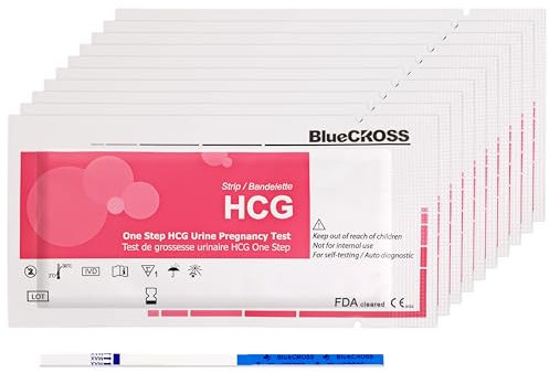 10 x Schwangerschaftsteststreifen, Frühtest,10 mIU