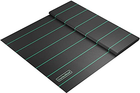 GardenMate 2mx5m Unkrautgewebe wasserdurchlässig gegen Unkraut, Unkrautvlies mit UV-Schutz, Bändchengewebe reißfest, Unterbodengewebe, Unkrautfolie, Mulchfolie, 100g/m²