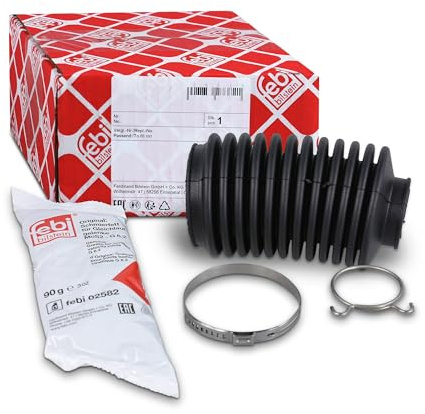 febi bilstein 08498 Lenkmanschettensatz, 1 Stück | Kompatibel mit: PORSCHE 911, 911 Cabriolet, 911 Targa, 924, 944, 944 Cabriolet, 959, 968, 968 Cabriolet, SEAT CORDOBA