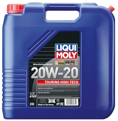 1x 20L Liqui Moly Motoröl Touring High Tech 20W-20 | 6965, Touring High Tech 20W-20