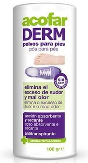 ACOFARDERM POLVOS PIES SUDOR OLOR 100 G