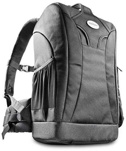 Mantona Trekking Fotorucksack - Kamerarucksack für DSLR Kameras, Fototasche mit Stativhalterung und variabel einteilbarem Innenraum, Kameratasche mit Regenschutz