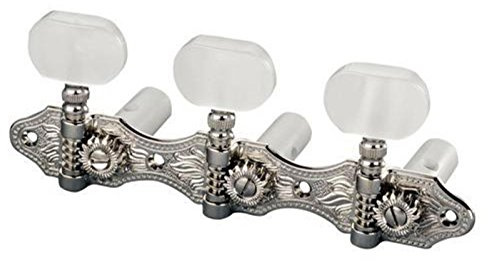 Schaller® »Klassiskt hus akryl set mekanismer för konsertgitarr – finish: nickel