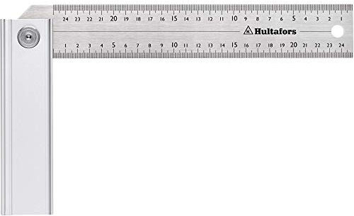 Hultafors Schreinerwinkel Quattro, 253103, Verstellbarer Anschlagwinkel aus eloxiertem Aluminium