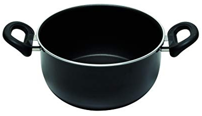 Ballarini Firenze Casseruola, Alluminio, Nero, 24 cm