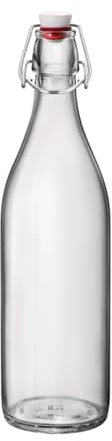 Bormioli 324Y — Botella transparente Giara, 1 litro