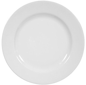 Frühstücksteller 20 cm Fahne 6 Stück Rondo weiss uni 7 von Seltmann Weiden