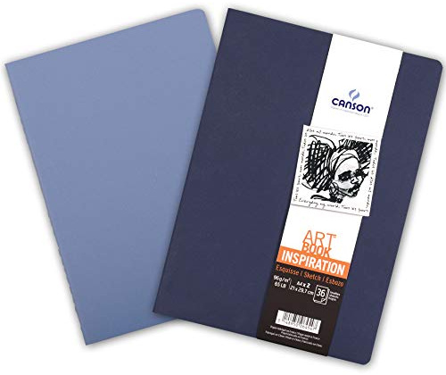 Canson Szkicownik A4 Artbook Inspiration 2x36 kartek granatowy