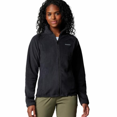 Columbia Women's Benton Springs Soft Fleece Vest, Black, X-Large Petite